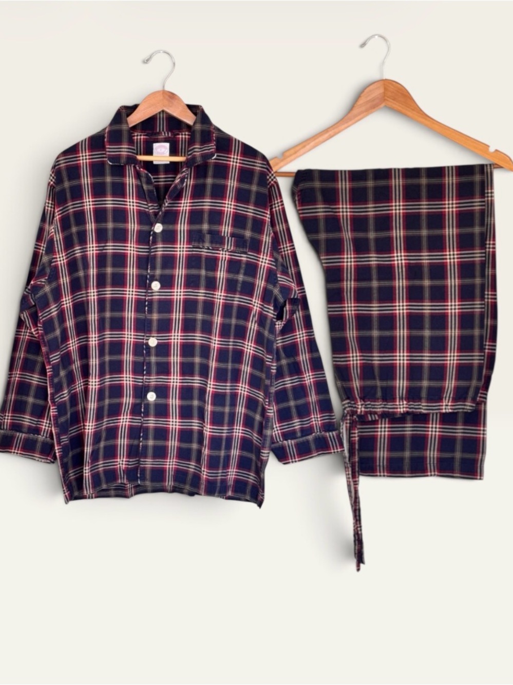 Brooks Brothers Men’s Plaid Cotton Flannel Pajama Set Large